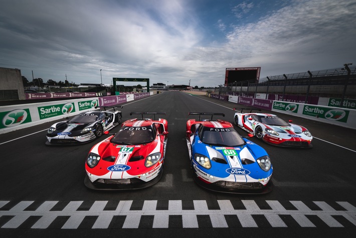 ford schickt f nf ford gt in die 24 stunden schlacht von le mans - Ford schickt fünf Ford GT in die 24-Stunden-Schlacht von Le Mans