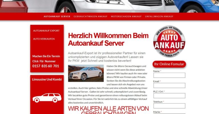 Autoankauf Essen: Auto verkaufen in Essen