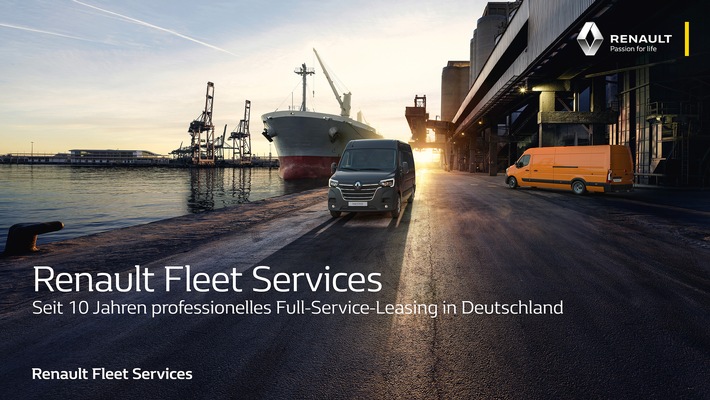 Renault Fleet Services: Seit 10 Jahren professionelles Full-Service-Leasing in Deutschland