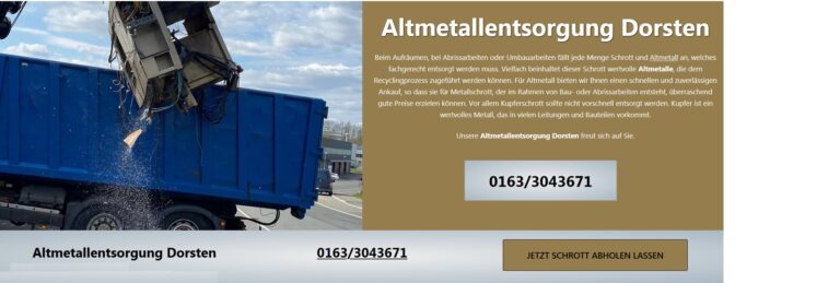 Schrottdemontage Düsseldorf : Kostenlose Abholung von Schrott und Metall in Düsseldorf