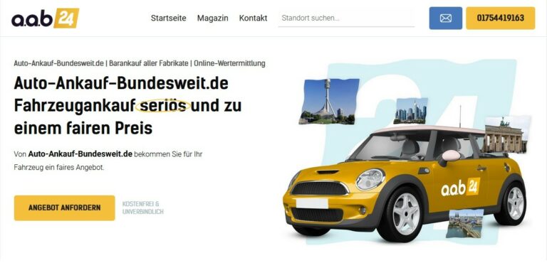 Autoankauf in München –  Wir kaufen Ihr Auto zum Höchtpreis