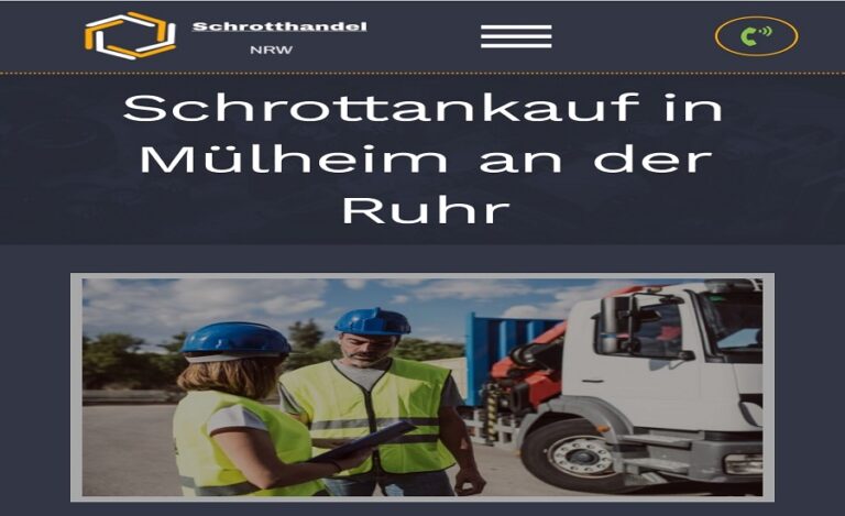 kostenlos Demontage durch professionellen Schrottankauf Mülheim an der Ruhr