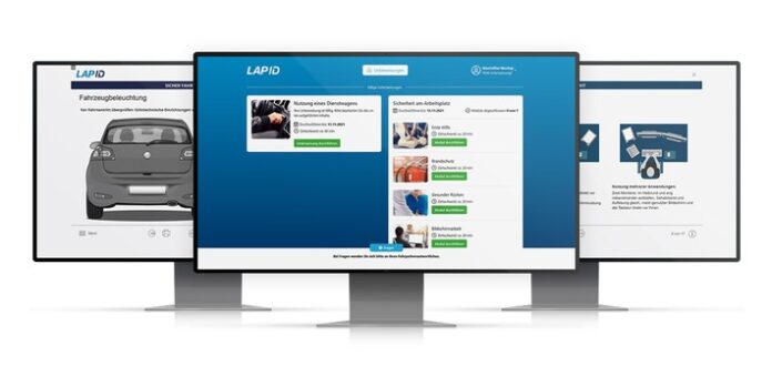 image 1 164 696x330 - Digitale und zertifizierte Unterweisungen via E-Learning: LapID erweitert Angebot für Fuhrpark und Arbeitsschutz