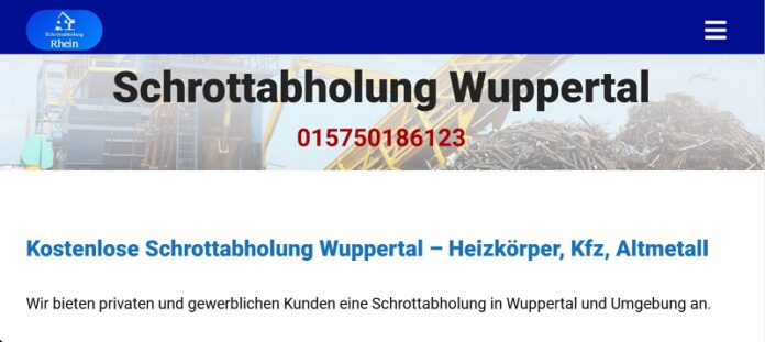 image 1 190 696x311 - Kostenlose Schrottabholung in Wuppertal auch bei kleinen Mengen Schrott