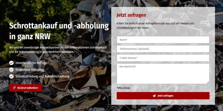 Schrottabholung Aachen: Bares Geld für Schrott schrottabholung-nrw24 bietet faire Ankaufspreise