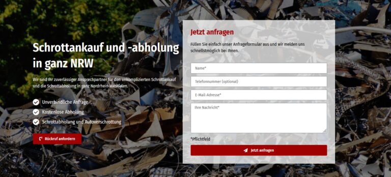Aachens Altmetallprobleme gelöst: Schrottabholung-NRW24.de